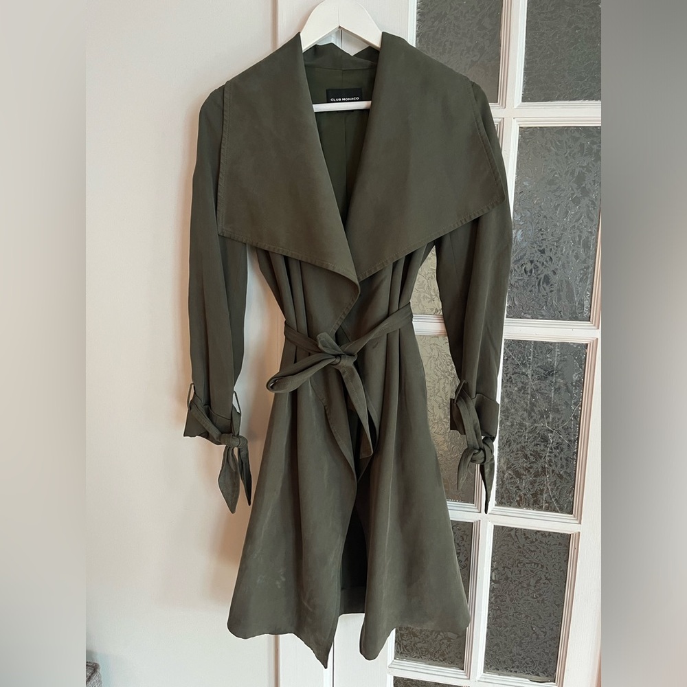Club Monaco trench coat